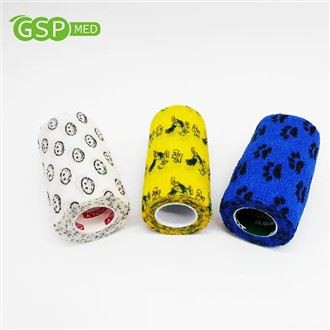 Stick To Itself Custom Logo Compression Breathable Free Sample Bandage